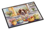 Decorating Easter English Setter Doormat Front Door Mat Indoor Outdoor Rugs for Entryway, Non Slip Washable Low Pile, 24H X 36W