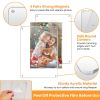 4Pcs Acrylic Photo Frames 5x7In Photo Display Vertically Horizontally Free Standing Desktop Picture Frame