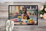 NEW Decorating Easter German Shepherd Doormat Front Door Mat Indoor Outdoor Rugs for Entryway, Non Slip Washable Low Pile, 18H X 27W