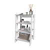 McNeal Freestanding Bathroom Shelf With Open Storage, White