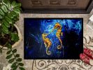 NEW Seahorses Two To Tango Doormat Front Door Mat Indoor Outdoor Rugs for Entryway, Non Slip Washable Low Pile, 18H X 27W