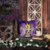 Chinese Crested King of Mardi Gras Throw Pillow Machine Washable, Indoor Outdoor Decorative Pillow for Couch, Bed or Patio, 18Hx18W