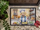 NEW Yellow Labrador Retriever The Chef Doormat Front Door Mat Indoor Outdoor Rugs for Entryway, Non Slip Washable Low Pile, 18H X 27W