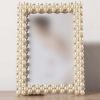 Handmade ABS Beads 4x6 Picture Frame Rhinestone Photo Frame Tabletop Display Wedding Photo Frame
