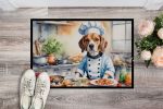 NEW Beagle The Chef Doormat Front Door Mat Indoor Outdoor Rugs for Entryway, Non Slip Washable Low Pile, 18H X 27W
