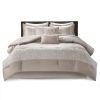 7 Piece Chenille Jacquard Comforter Set