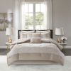 7 Piece Chenille Jacquard Comforter Set