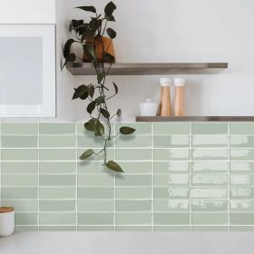 10pcs Self-Adhesive Splash Wall Tiles, 10x10 Inch Self-Adhesive Subway Tiles, Suitable For Kitchen And Bathroom Walls, Easy Installation DIY Home (Option: 1)