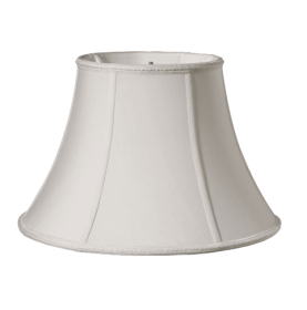 Slant Transitional Bell Softback Lampshade With Washer Fitter, Cream (Option: Cream)