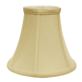 Slant Bell Softback Lampshade With Washer Fitter, Antique White (Option: Antique White)