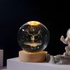 1pc Creative Crystal Ball Decoration; Desktop Night Light; Bedroom Night Light Valentine's Day Gifts Birthday Gifts
