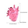 Vase In The Shape Of Human Heart, Home Decoration, Desktop Art Craft Ornament, Exquisite And High-end Indoor Vase, Organ Design Flower Container