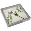 ( Don't Sell on Amazon;  Wayfair ) Square Shadow Box Picture Frame Linen Background Real Glass Front for Memorabilia;  Scrapbooking;  Keepsake;  12x12