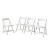 Upholstered folding chair, space saving, easy to carry, 4PCS, Dining room