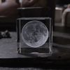 Moon; Cloud; 3D Cube Engraved Crystal Craft Ornaments; Desktop Bedroom Decorations; Creative Birthday Gifts