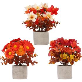 Fall Decor 3 Units, Thanksgiving Autumn Decorations For Home, Fireplace, Table, Mantel And Holiday Seasonal Decor (Option: MULTI)