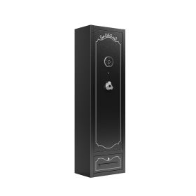 8 - Gun Capacity Rifle Safe. Holds Rifles, Pistols, Shotguns. Digital Lock For Quick Access. Removable Shelf. Special Gun Rack For Scoped Rifles. (Option: Gun Capacity Rifle Safe)